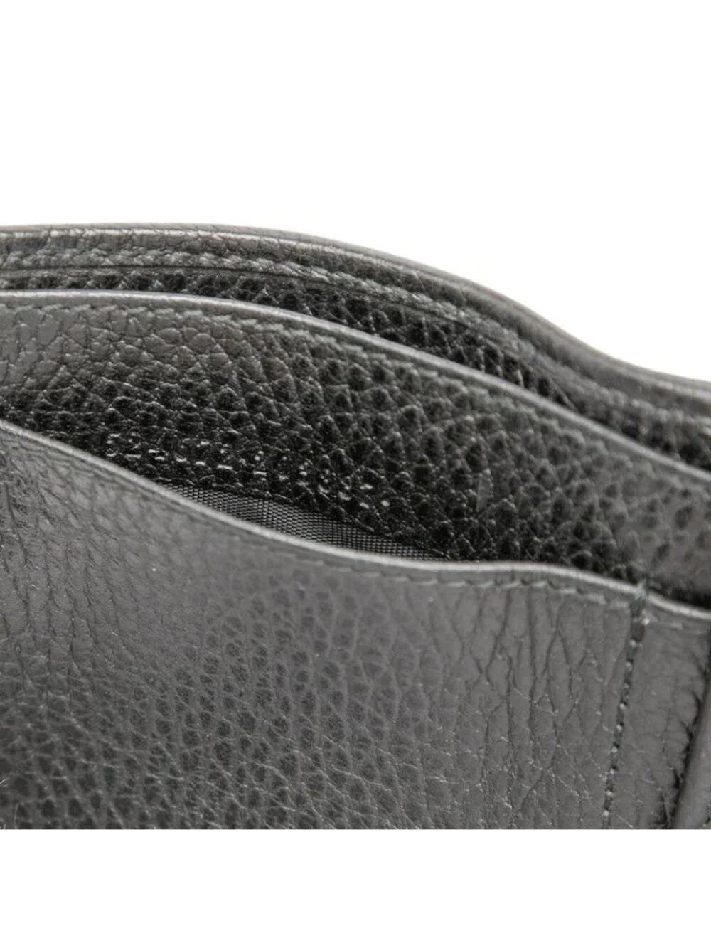 ★SOLD★ Gucci GG Marmont Trifold Wallet Compact Black Leather - Picture 6 of 8